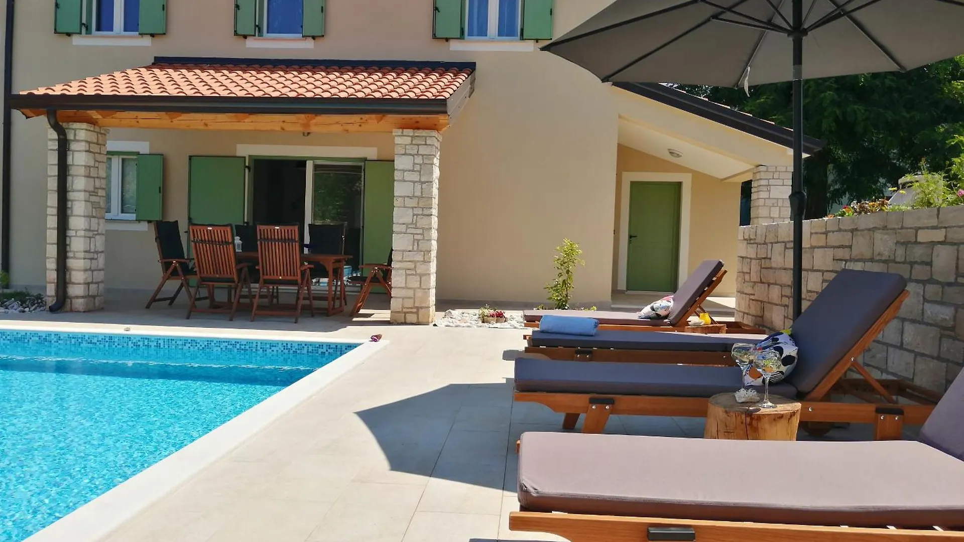 Villa Stella Juricani For 6 People Near Umag With Private Pool Only 4 Km From The Beach 0*,  Chorvatsko